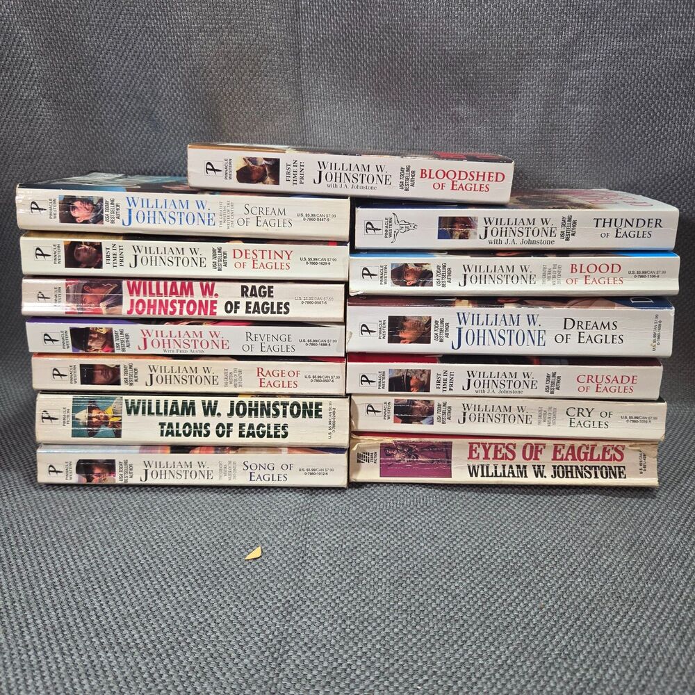 Lot of 14 William W. Johnstone Eagles Western PBB Books MacCallister Family